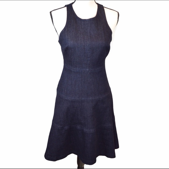 Banana Republic Dresses & Skirts - Banana Republic Denim Stretch Fit Flare Dress Sz 2